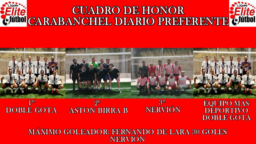 CUADRO DE HONOR. CARABANCHEL DIARIO PREFERENTE
